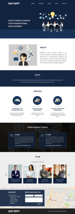 Diseño Web por KV_16 para OneOffTech | Diseño: #16643548