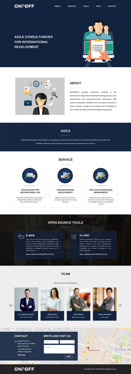 Web Design by KV_16 for OneOffTech | Design #16643549