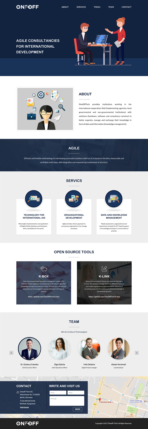 Web Design by KV_16 for OneOffTech | Design #16643551