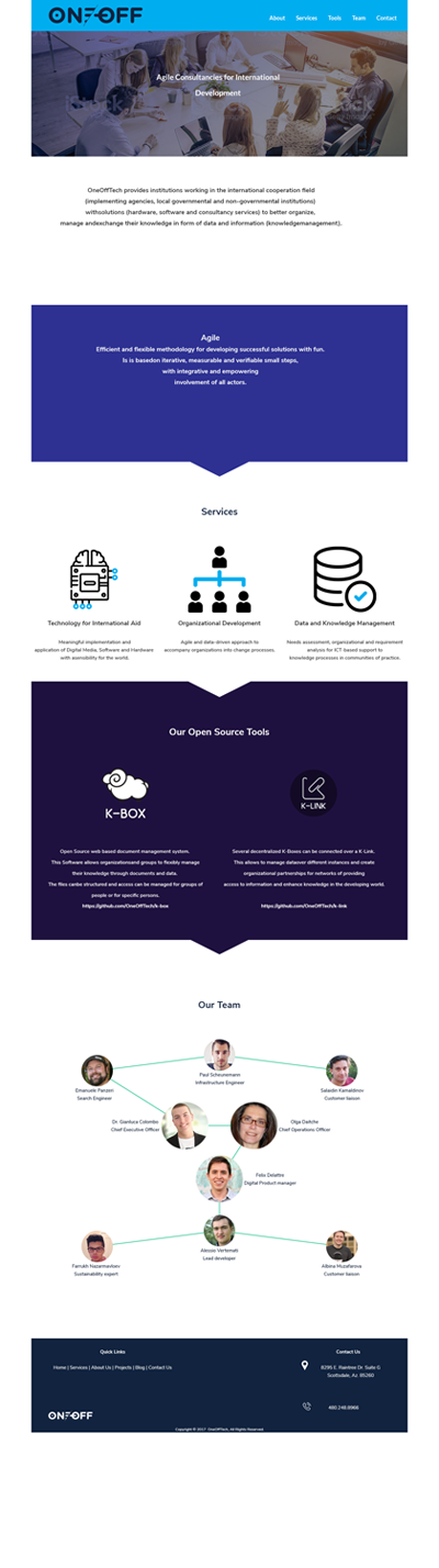 Web Design par Mary1982 pour OneOffTech | Design #16671573