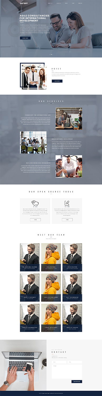 Web Design par NineTwoEleven Media pour OneOffTech | Design #16645413