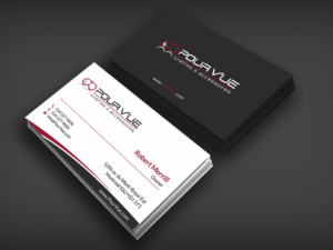 Business Card Design by SKYdesign for Pour vue  | Design: #16564641