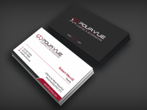 Business Card Design by SKYdesign for Pour vue  | Design: #16564644