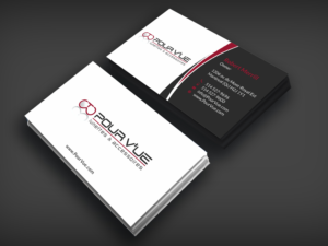 Business Card Design by SKYdesign for Pour vue  | Design: #16564674