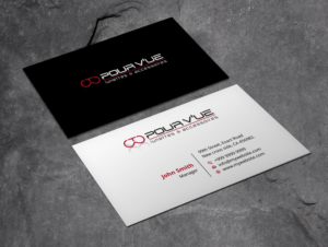 Business Card Design by Xpert for Pour vue  | Design: #16563532