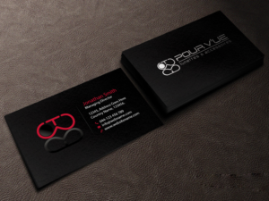 Business Card Design by Creations Box 2015 for Pour vue  | Design: #16574466