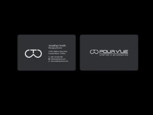 Business Card Design by Creations Box 2015 for Pour vue  | Design: #16574469