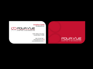 Business Card Design by Creations Box 2015 for Pour vue  | Design: #16574475