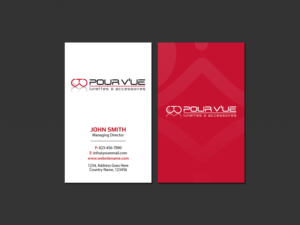 Business Card Design by Creations Box 2015 for Pour vue  | Design: #16574480