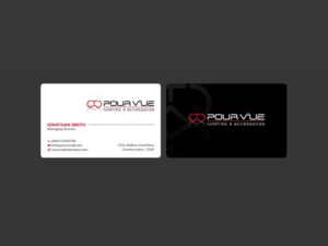 Business Card Design by Creations Box 2015 for Pour vue  | Design: #16574484