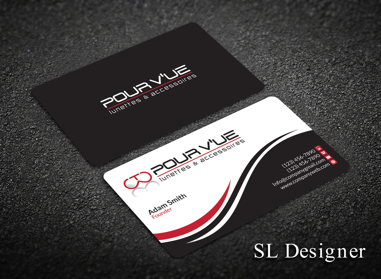 Diseño de Tarjeta de Presentación por SL Designer para Pour vue  | Diseño #16564406