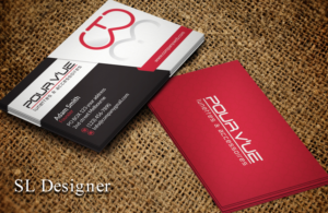 Business Card Design by SL Designer for Pour vue  | Design: #16564429