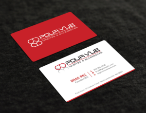 Business Card Design by Tripti Ranjan Gain for Pour vue  | Design: #16565567
