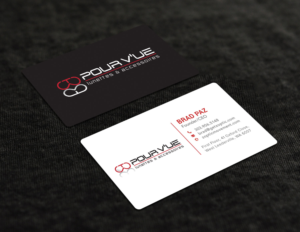 Business Card Design by Tripti Ranjan Gain for Pour vue  | Design: #16565568