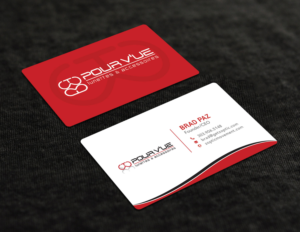 Business Card Design by Tripti Ranjan Gain for Pour vue  | Design: #16565570