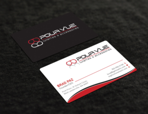 Business Card Design by Tripti Ranjan Gain for Pour vue  | Design: #16565571