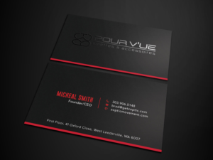 Pour vue  | Design de Carte de Visite par Tripti Ranjan Gain