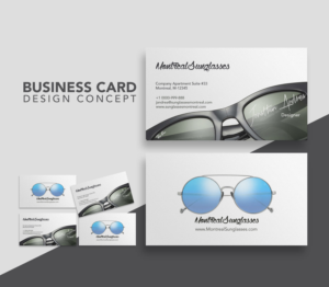 Business Card Design by navacreative for Pour vue  | Design: #16561908