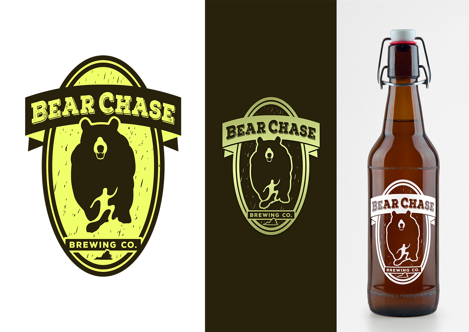 Logo Design by Fabio Piscicelli for Bear Chase Manor & Bear Chase Brewing Co. | Design #16607650