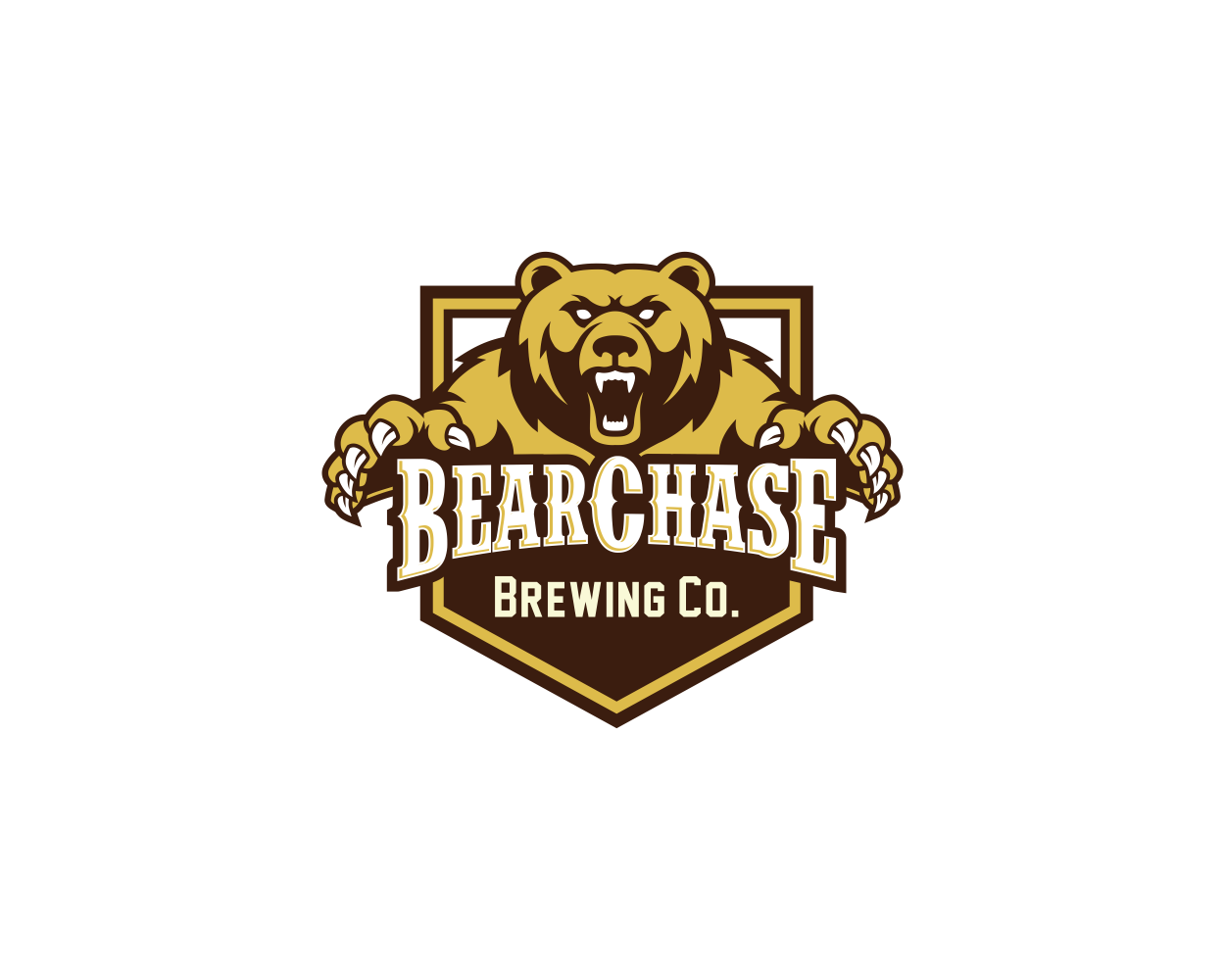 Logo Design by alpino for Bear Chase Manor & Bear Chase Brewing Co. | Design #16619983