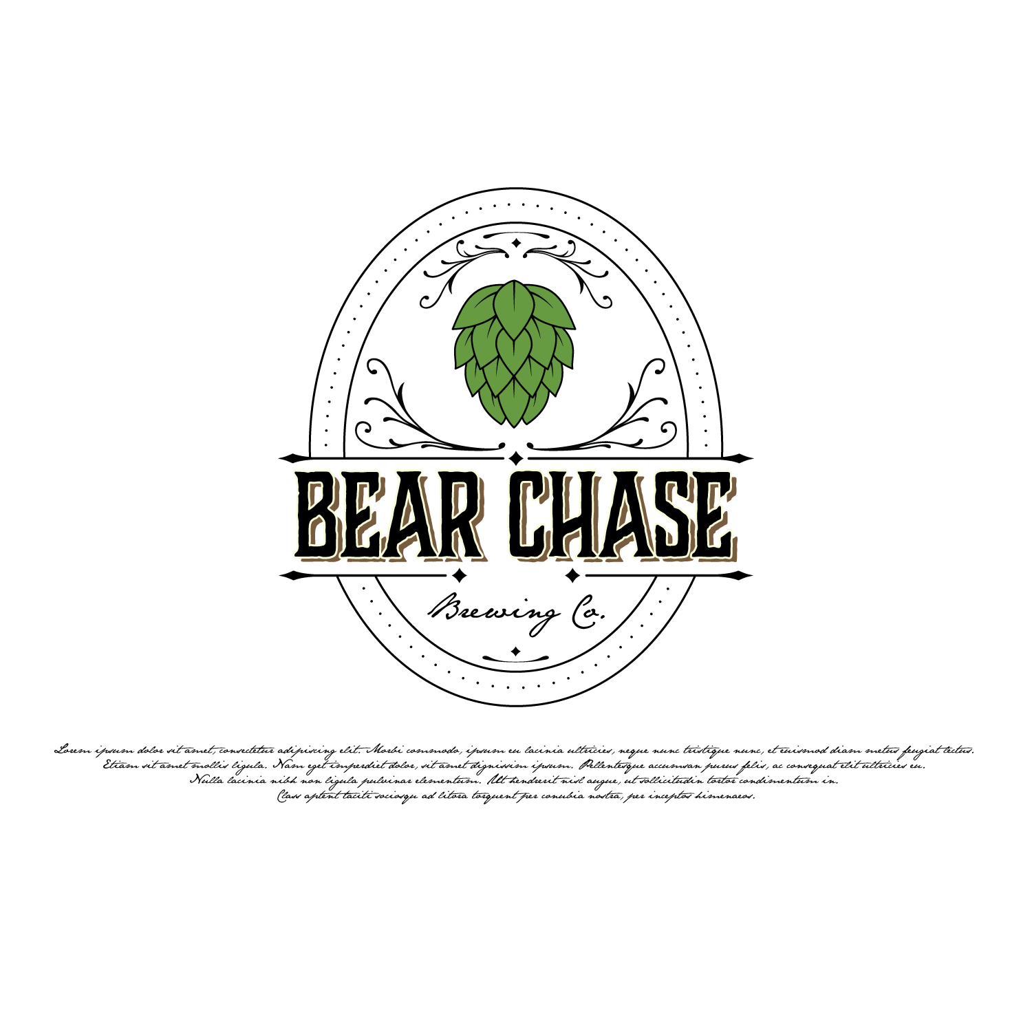 Logo Design by LaLinea for Bear Chase Manor & Bear Chase Brewing Co. | Design #16554348