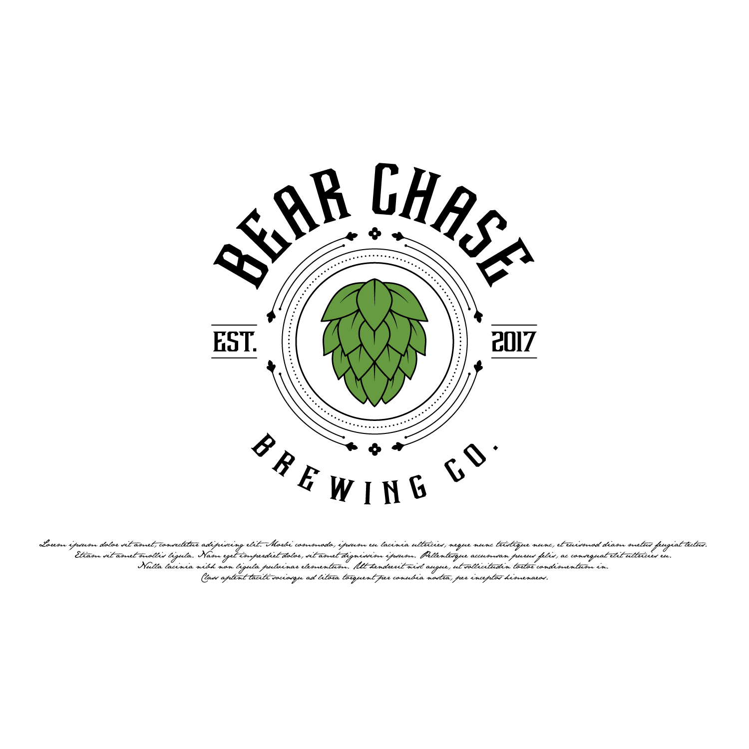 Logo Design by LaLinea for Bear Chase Manor & Bear Chase Brewing Co. | Design #16554349