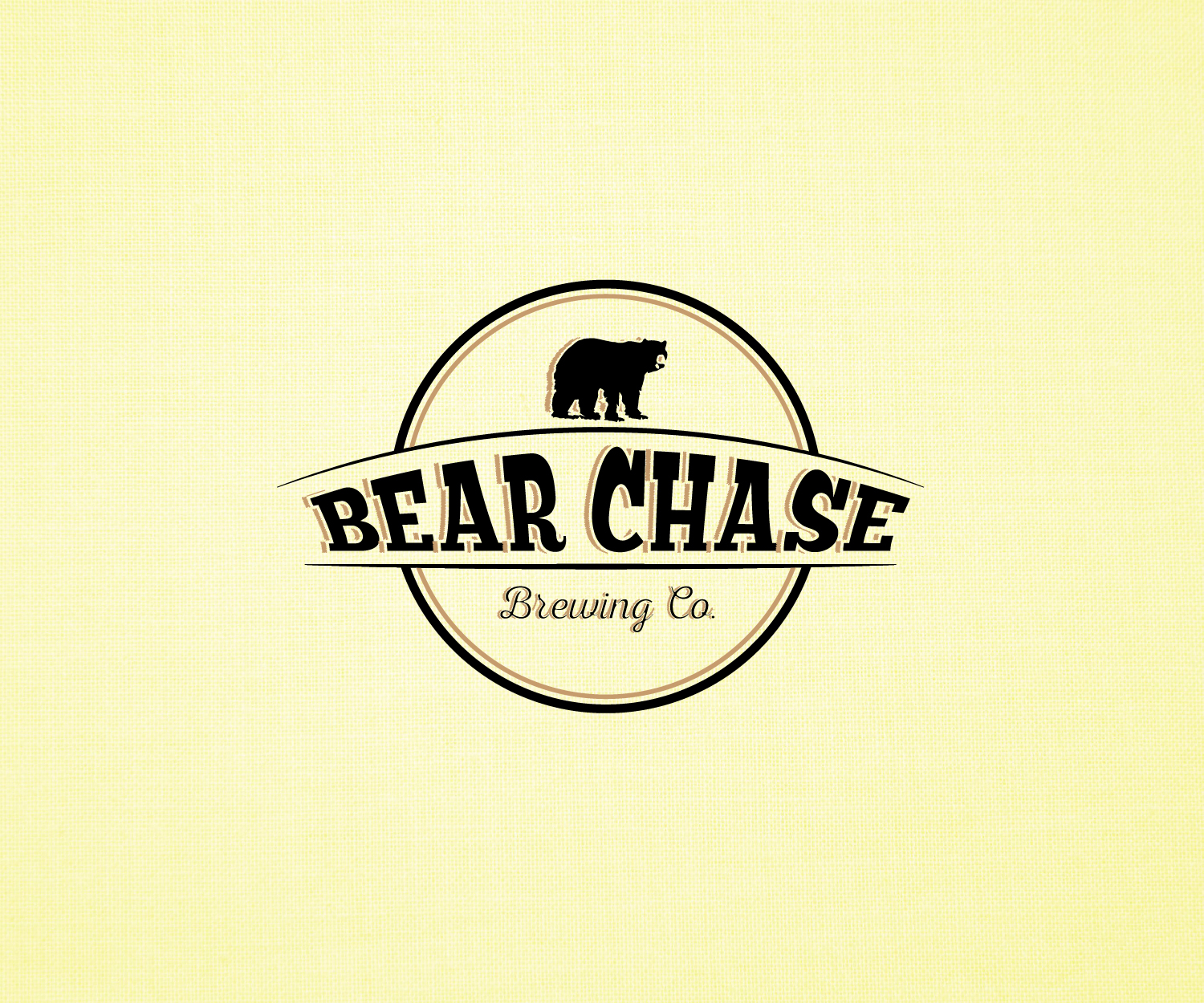 Logo-Design von Francisco Estrada für Bear Chase Manor & Bear Chase Brewing Co. | Design #16668915