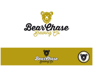 Bear Chase Brewing Company, Or Bear Chase, or BCBC Bear Chase Brew, Or, Bear Chase Brewing Co.  | Logo Design by Nigel B