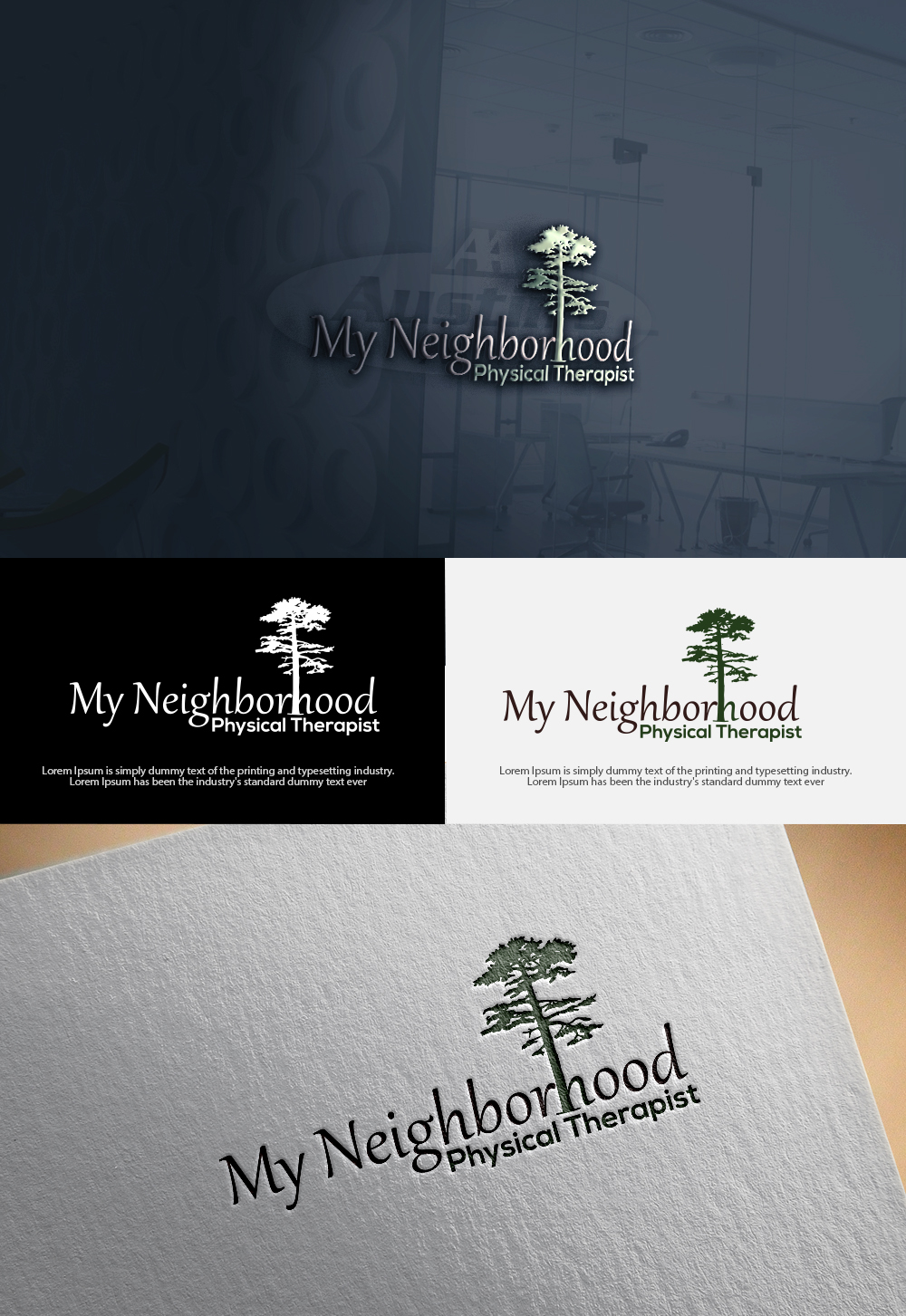 Logo-Design von FaZzy FaiXal für My Neighborhood Physical Therapist, PLLC | Design: #17051924