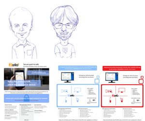 Illustration Design by Rogeries for Zello Inc | Design: #2707500