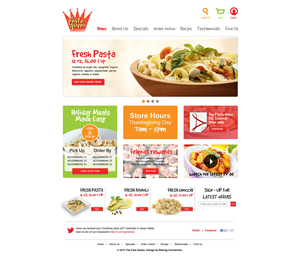 Web Design par Black Stallions Impressive Solutions pour The Pasta Queen | Design #2681926