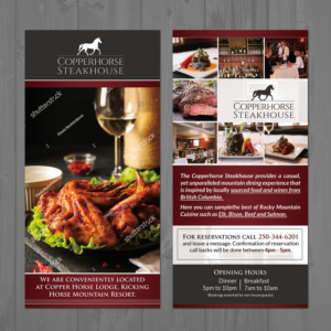 Copperhorse steakhouse dl flyer | Flyer Design by aspiremedia