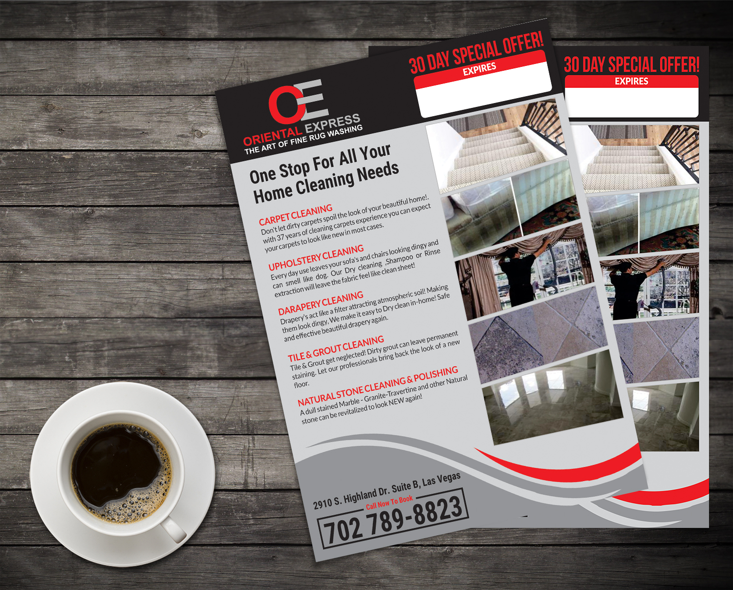 Diseño de Flyer por Deziners Zone para ORIENTAL EXPRESS | Diseño #16560731