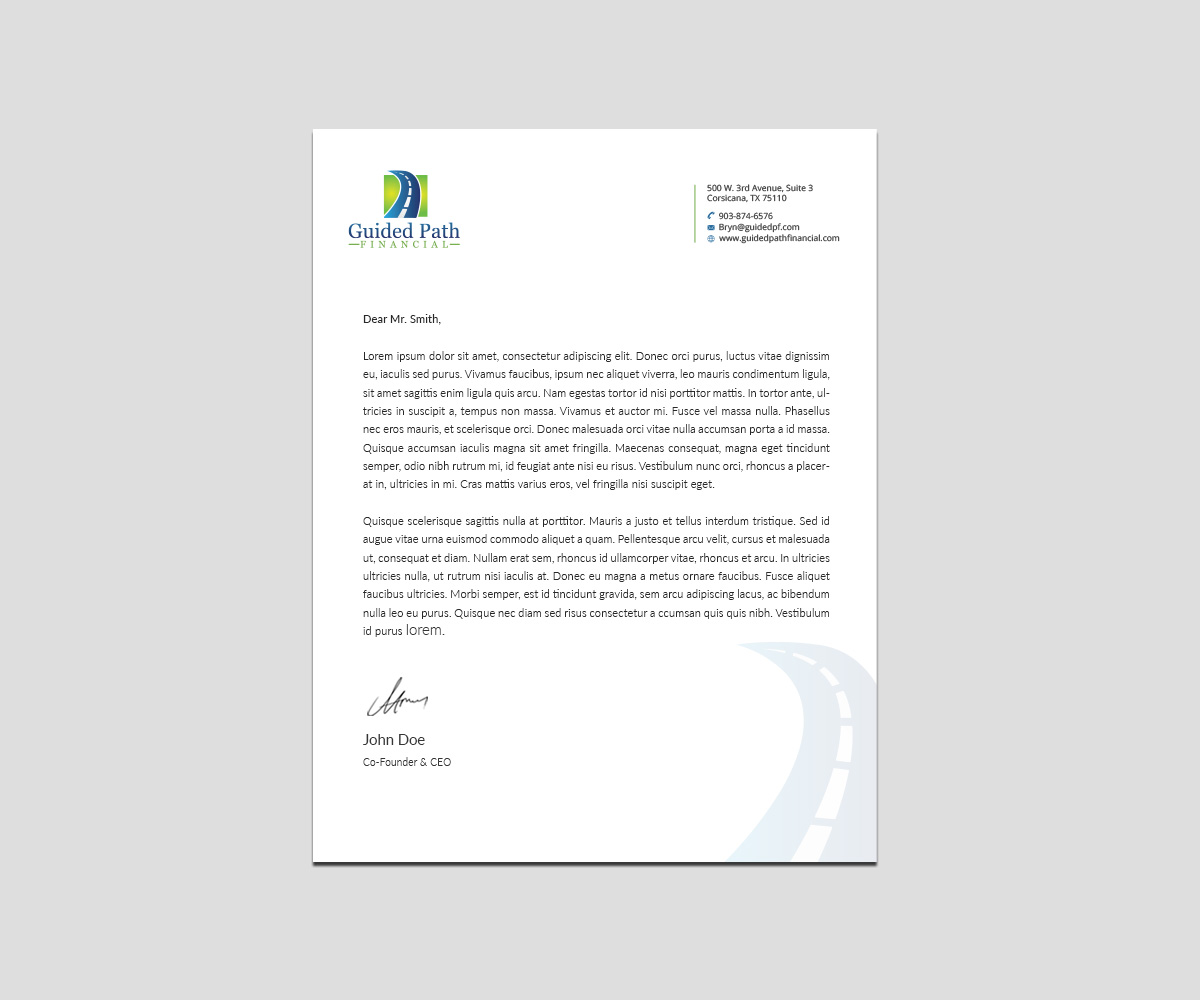 serious professional business letterhead design for a company by professional business letterhead