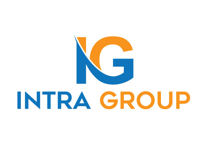 professional upmarket financial service logo design for intra