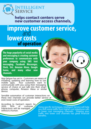Flyer Design by Black Stallions Impressive Solutions for Intelligent Service | Design #16614547