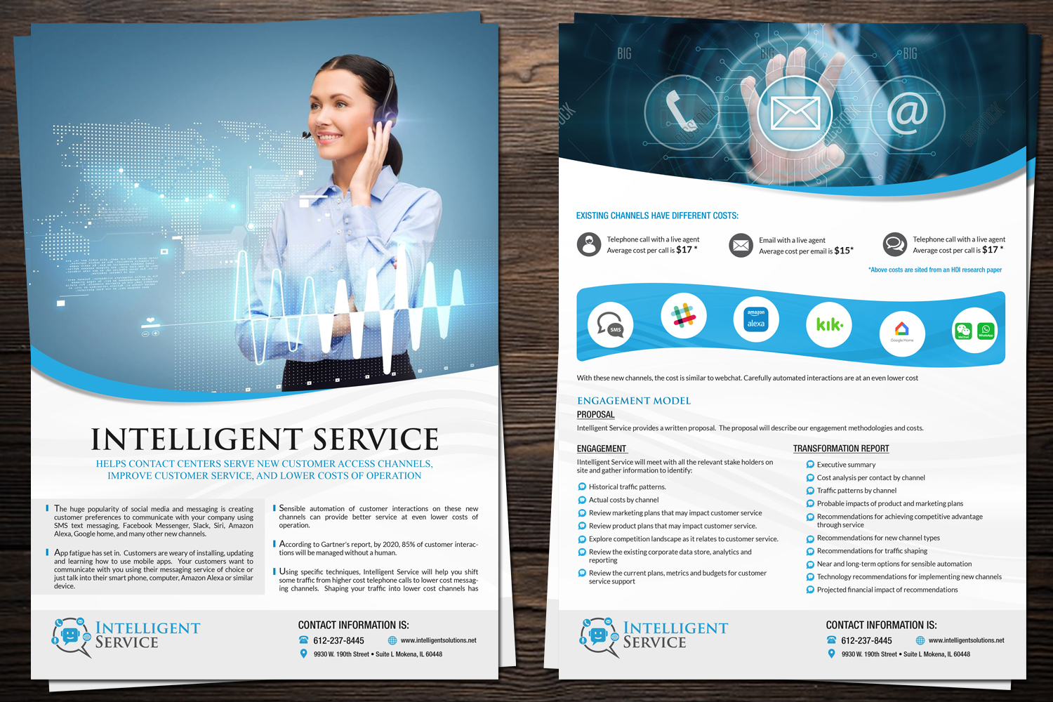 Design de Flyer par debdesign pour Intelligent Service | Design #16571653