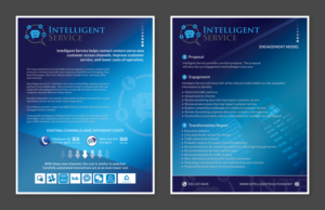 Flyer Design by RAZORGRAPHICS for Intelligent Service | Design: #16585694