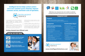 Flyer Design by meet007 for Intelligent Service | Design: #16583374