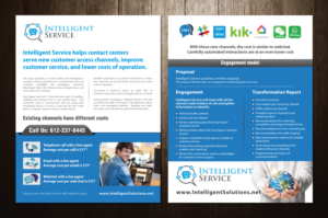 Flyer Design by meet007 for Intelligent Service | Design: #16584401