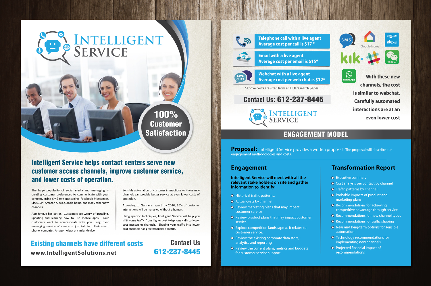 Flyer Design by meet007 for Intelligent Service | Design #16585241