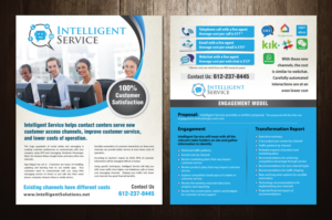 Flyer Design by meet007 for Intelligent Service | Design: #16585241