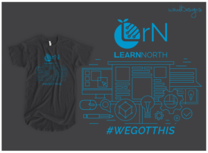 Fun EdTech Graphic T-shirt for expo booth | Design de T-shirt par mngkw
