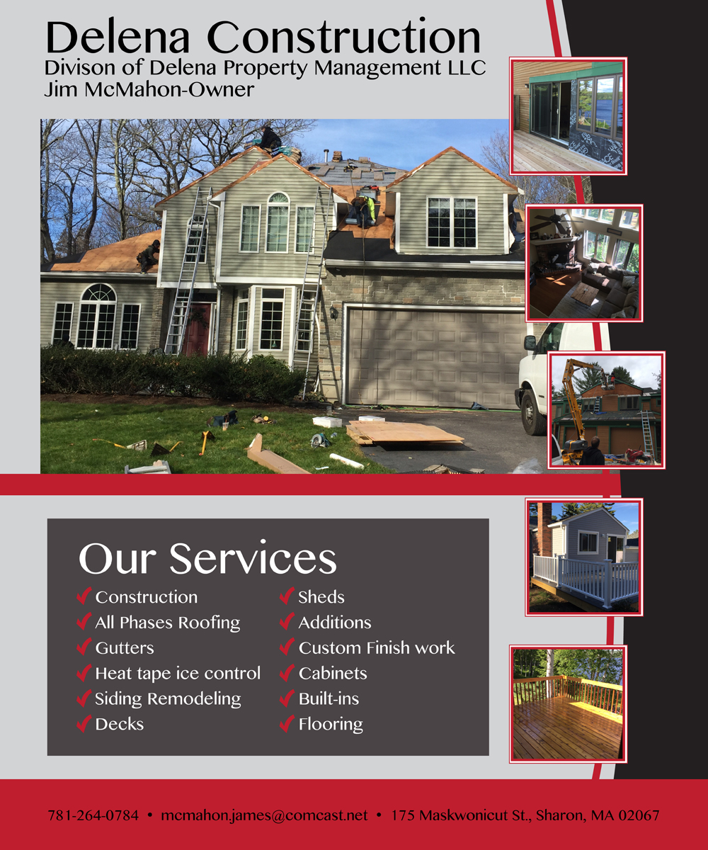 Design de Brochure par SarahVGraphicD pour Delena Construction  | Design #16575152