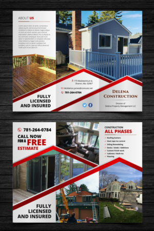Brochure Design by ecorokerz for Delena Construction  | Design: #16568046