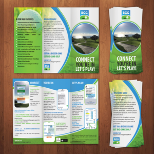BGG greatest golf app flyer design | Flyer-Design von Schöpfer