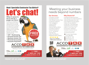 Accountancy Firm A5 flyer Design | Design de Flyer par the artworks