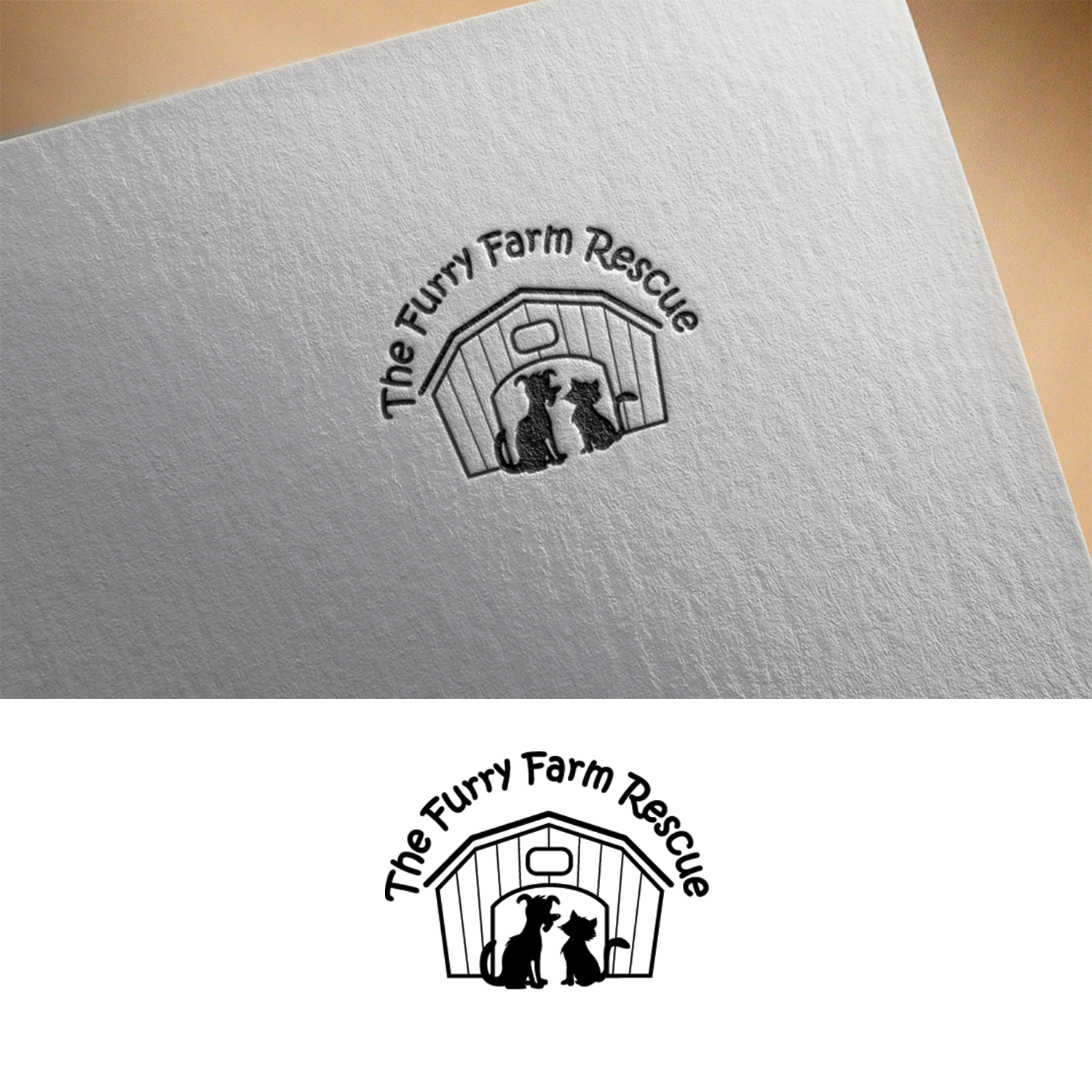 Logo Design by saskhiam for The Furry Farm Rescue | Design #16680390