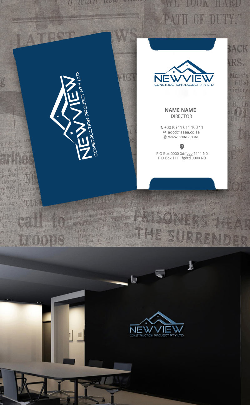 Logo-Design von zebronicgraphic für Newview Construction Projects Pty Ltd | Design #16637245