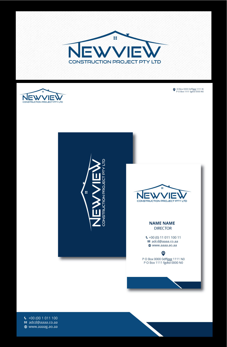 Logo-Design von zebronicgraphic für Newview Construction Projects Pty Ltd | Design #16637771